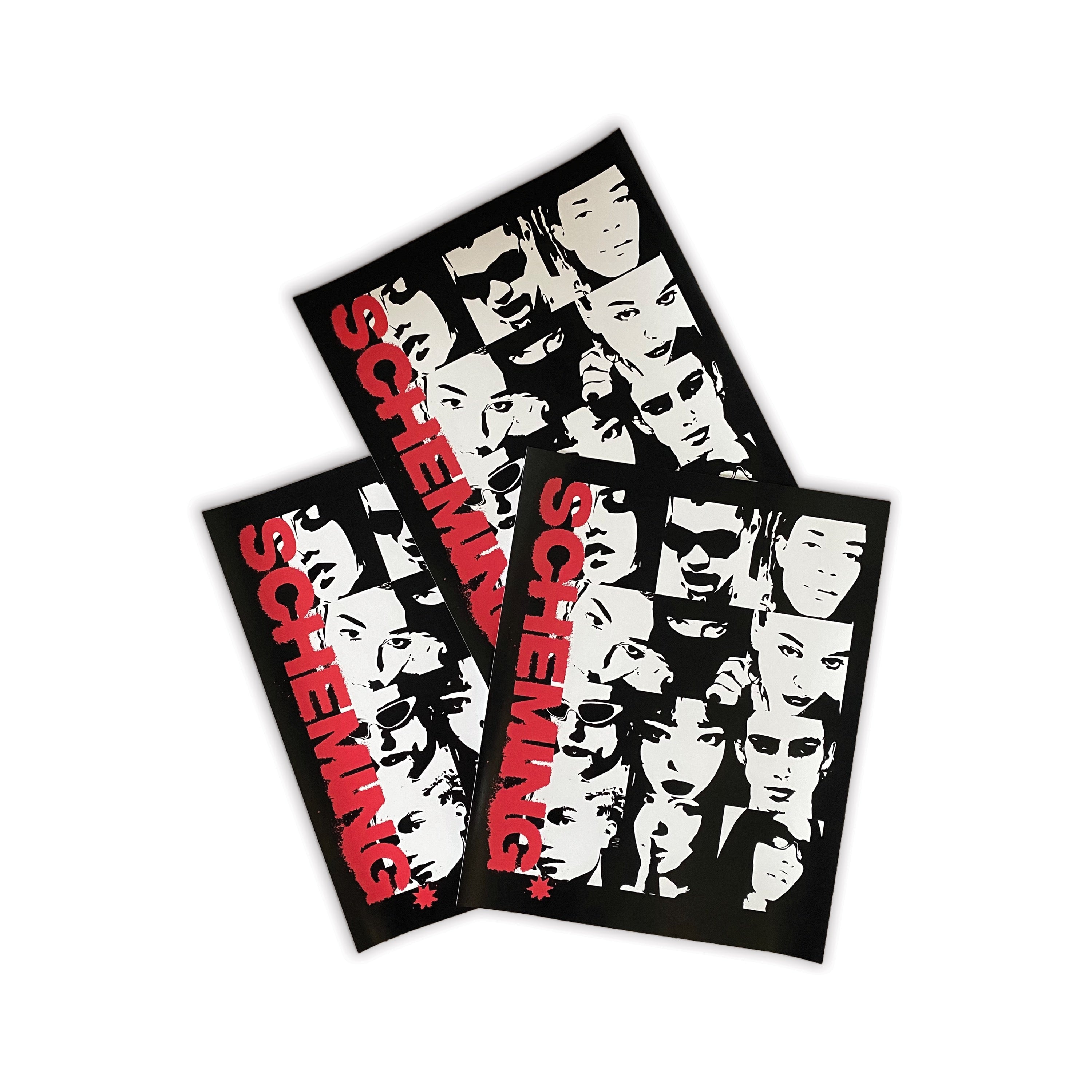 Faces Poster - Scheming Co.