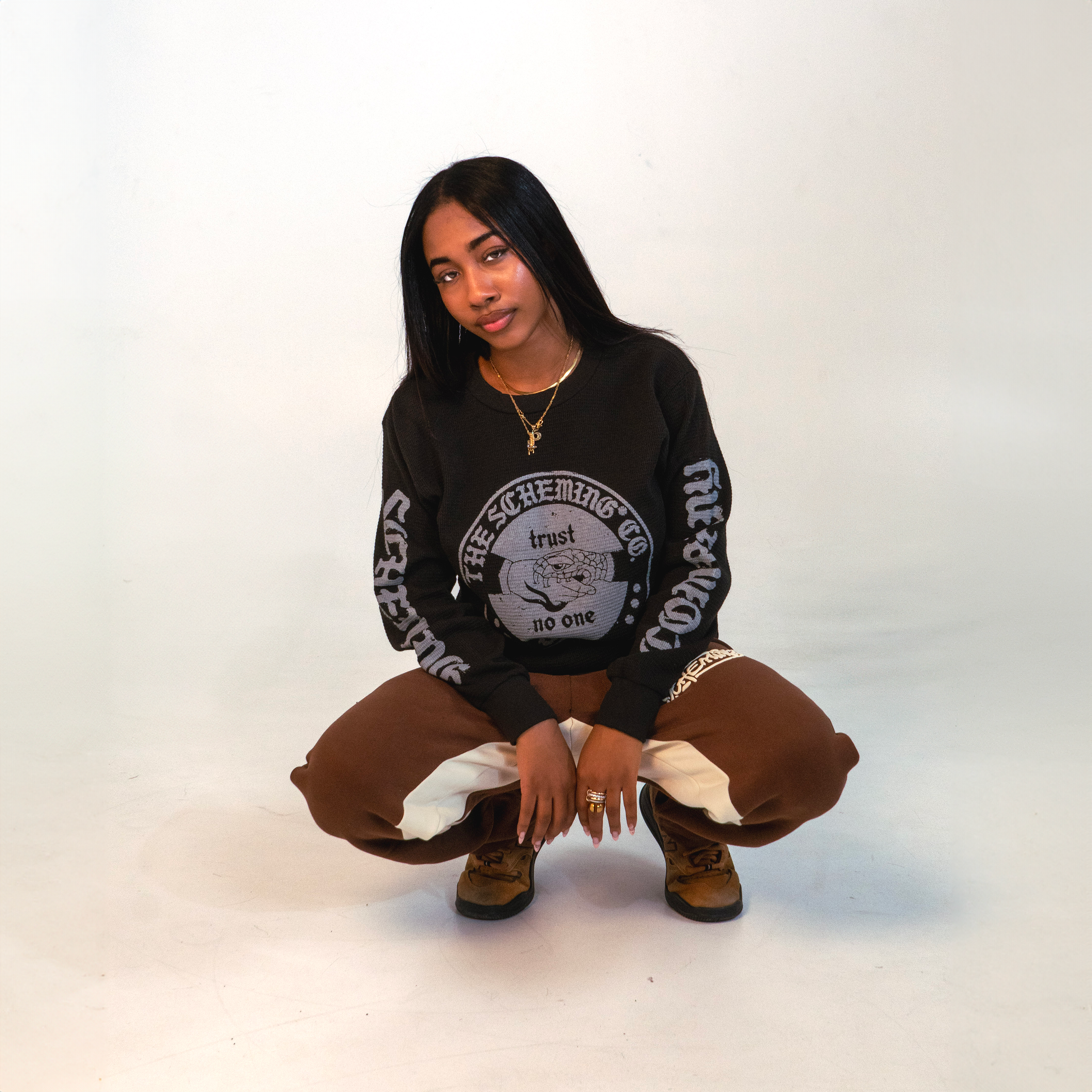 Trust no one Thermal Longsleeve Tee