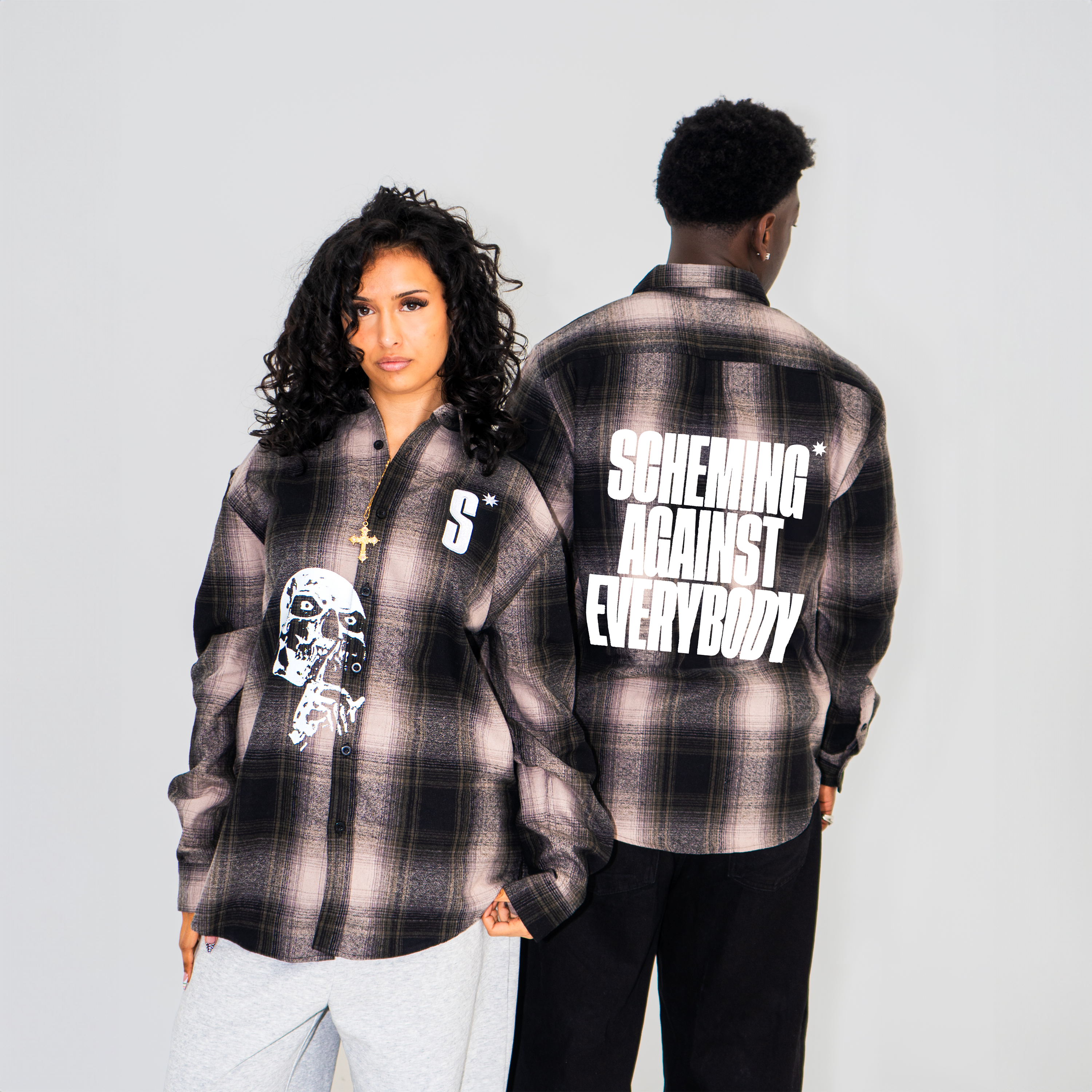 AGAINST EVERYBODY FLANNEL