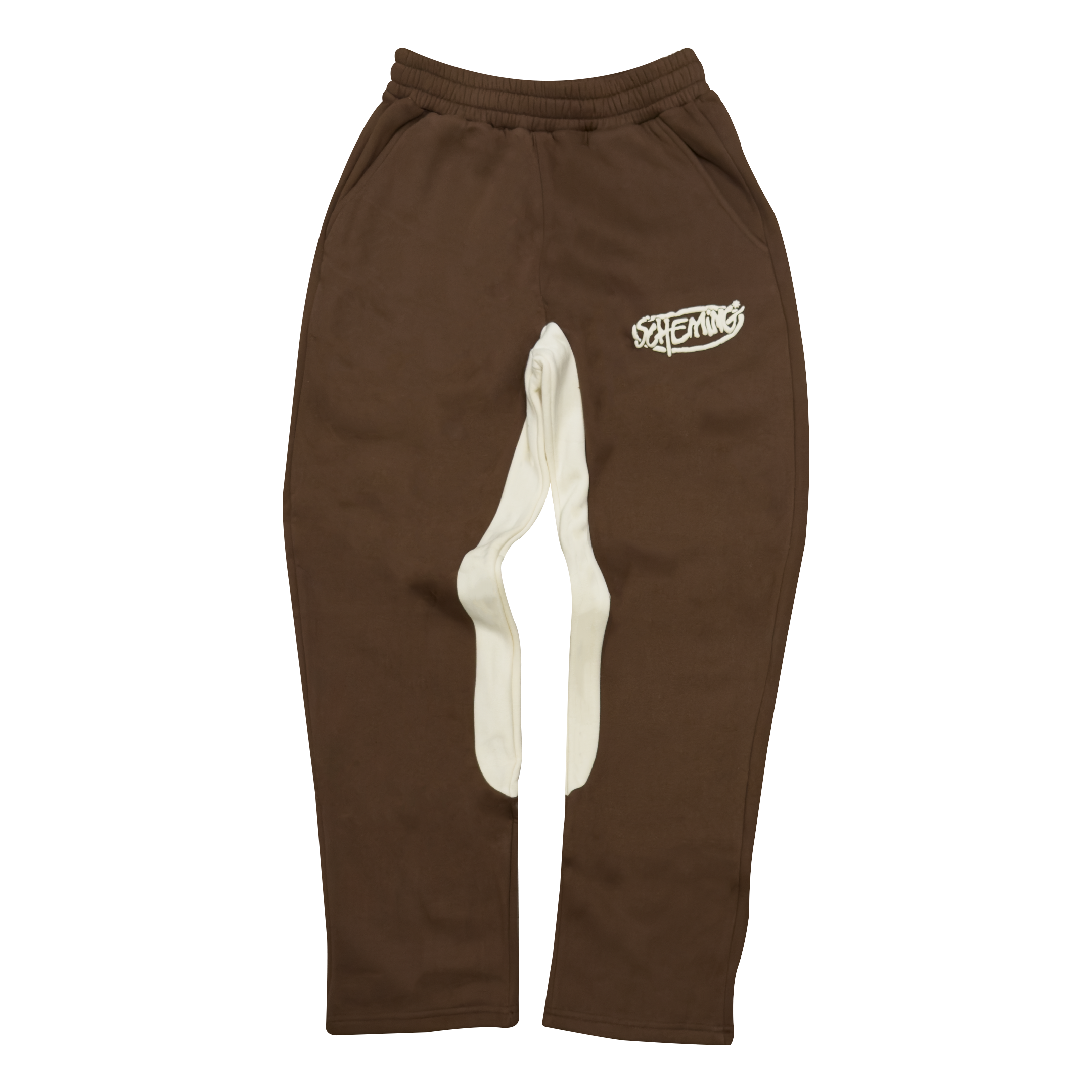 Two-tone fleece pant