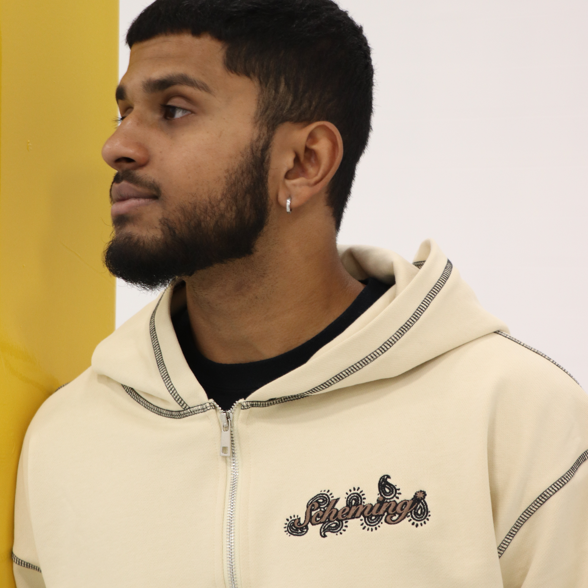 Paisley Zip Hoodie - Scheming Co.