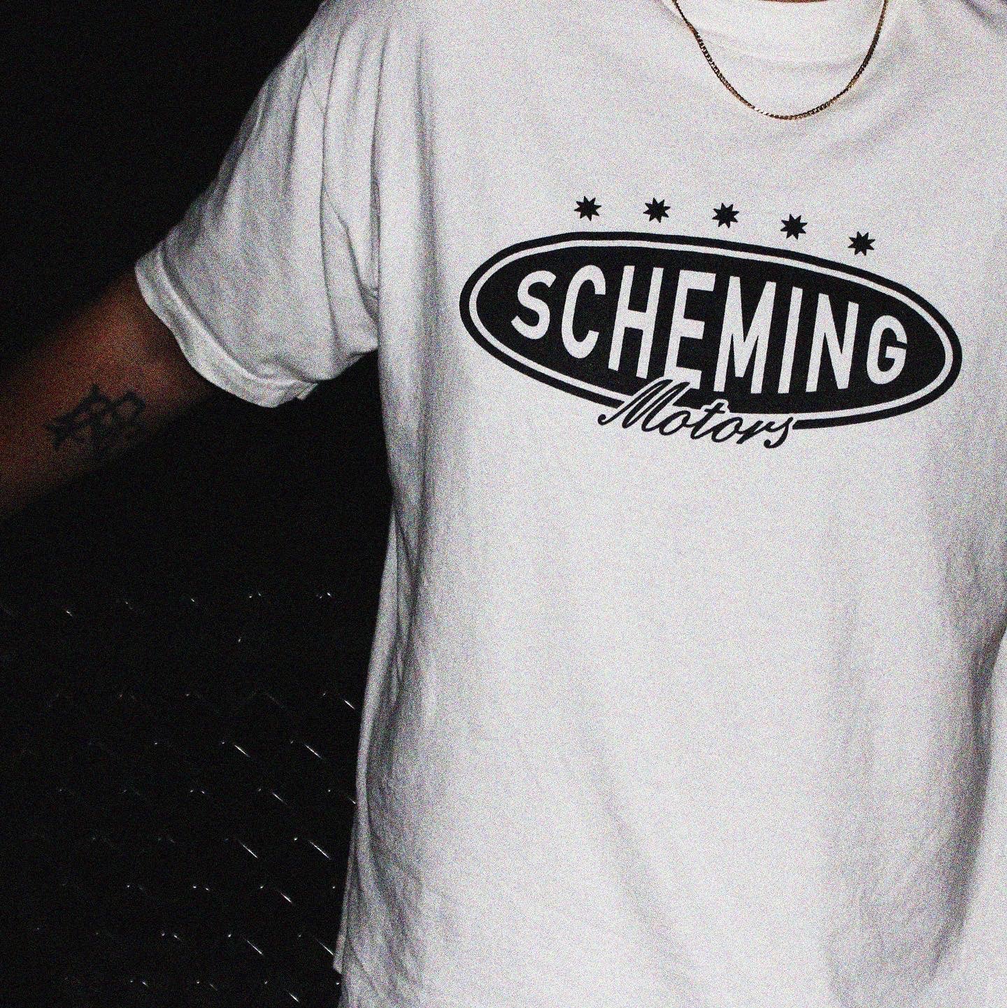 Motors Crewneck Tee - Scheming Co.