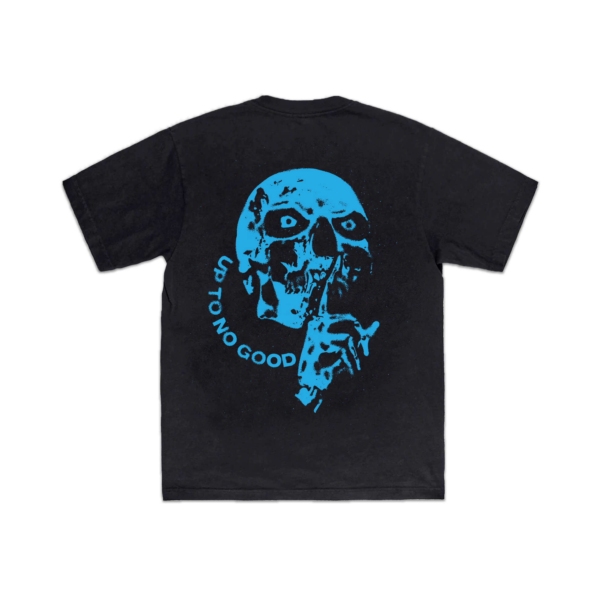 Up To No Good Skull Crewneck Tee - Scheming Co.